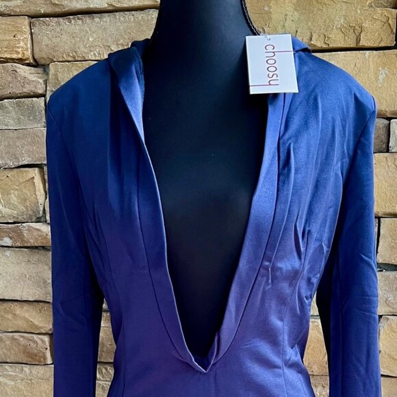 Women's Evening Dress by Choosy Navy Size XS NWT - Picture 1 of 6